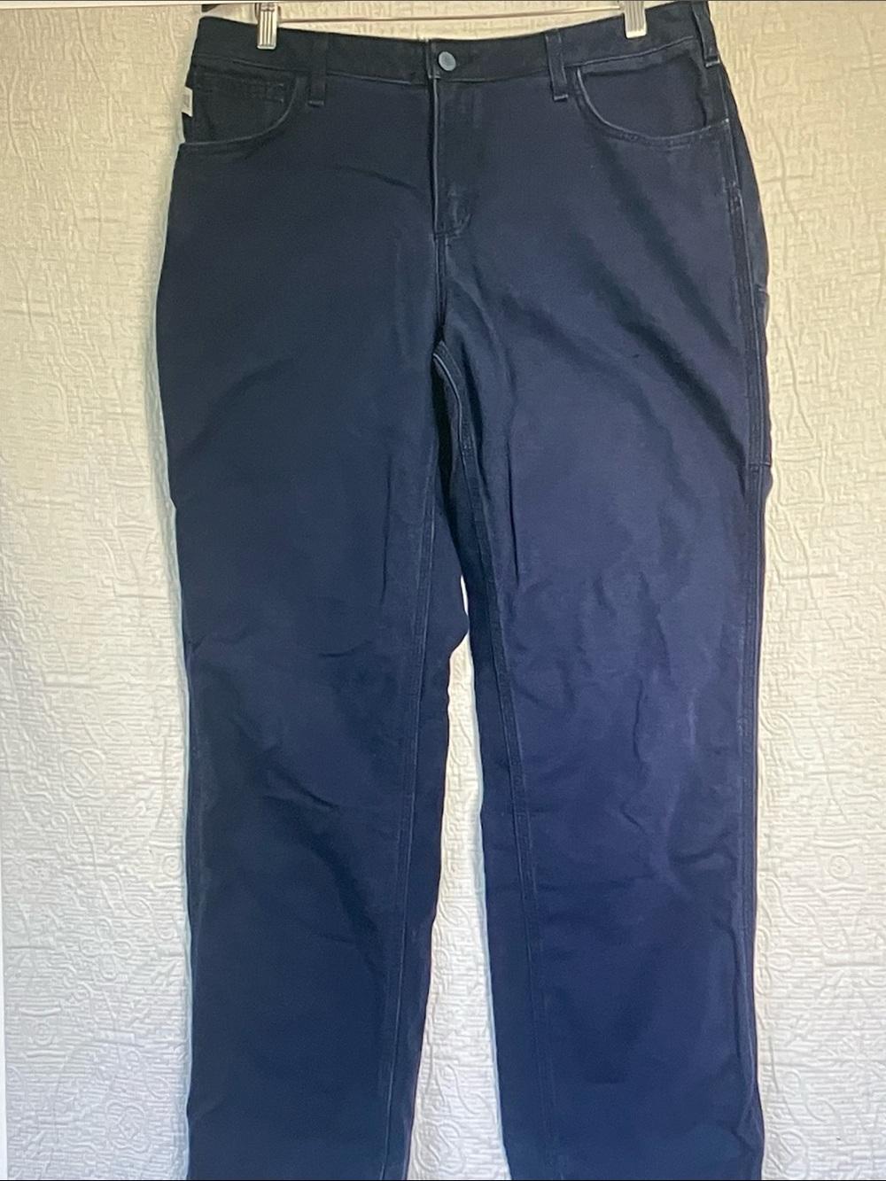 Carhartt Navy Straight-Leg Chinos